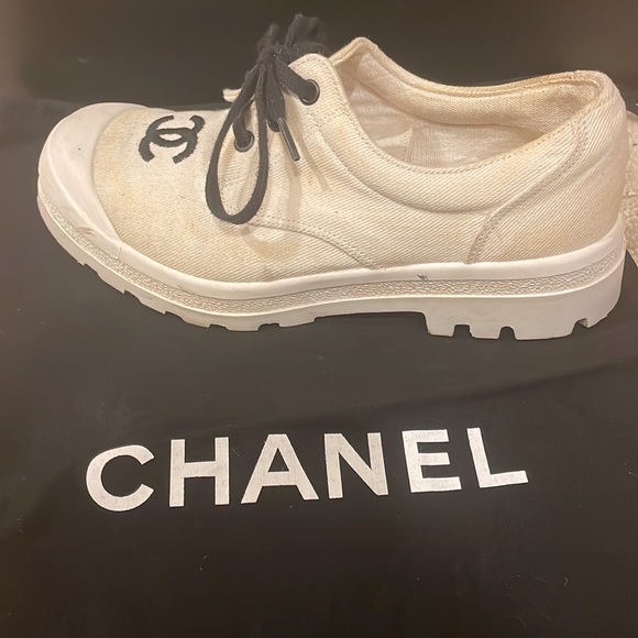 Vintage Chanel canvas sneakers, 35 - Picture 7 of 9